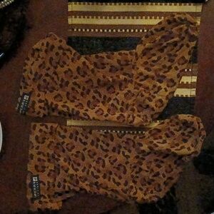 Womens Medium Leopard Hunter Socks